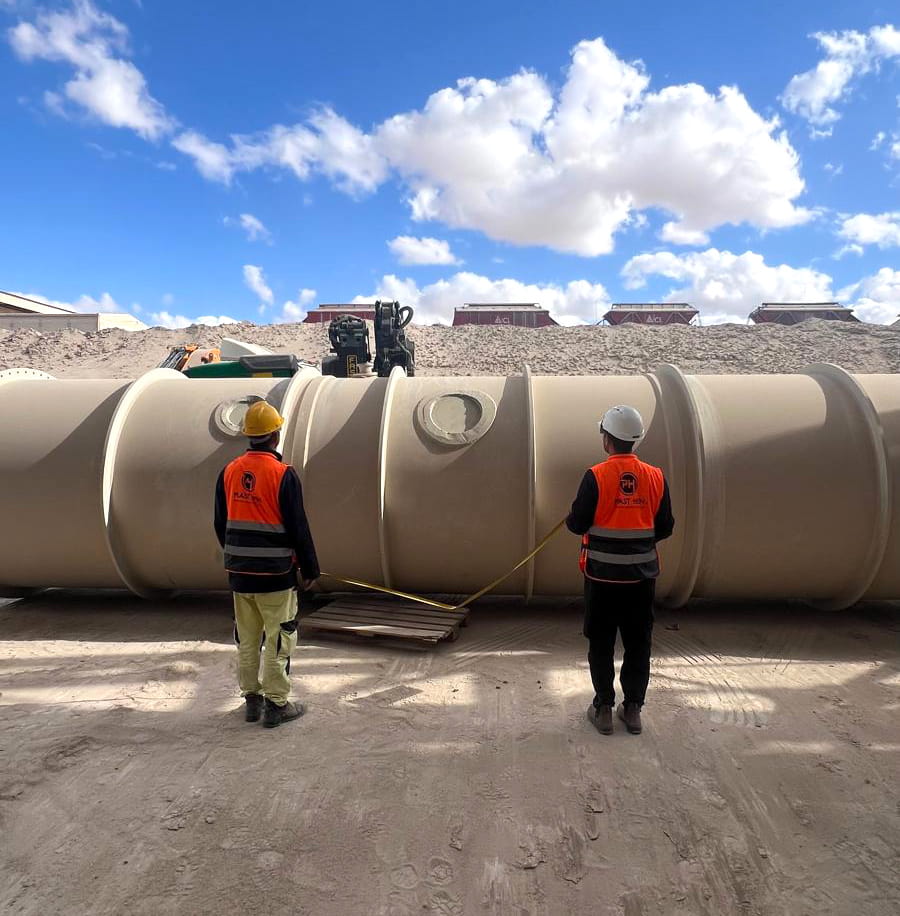 תעלות HDPE לפינוי אדים
